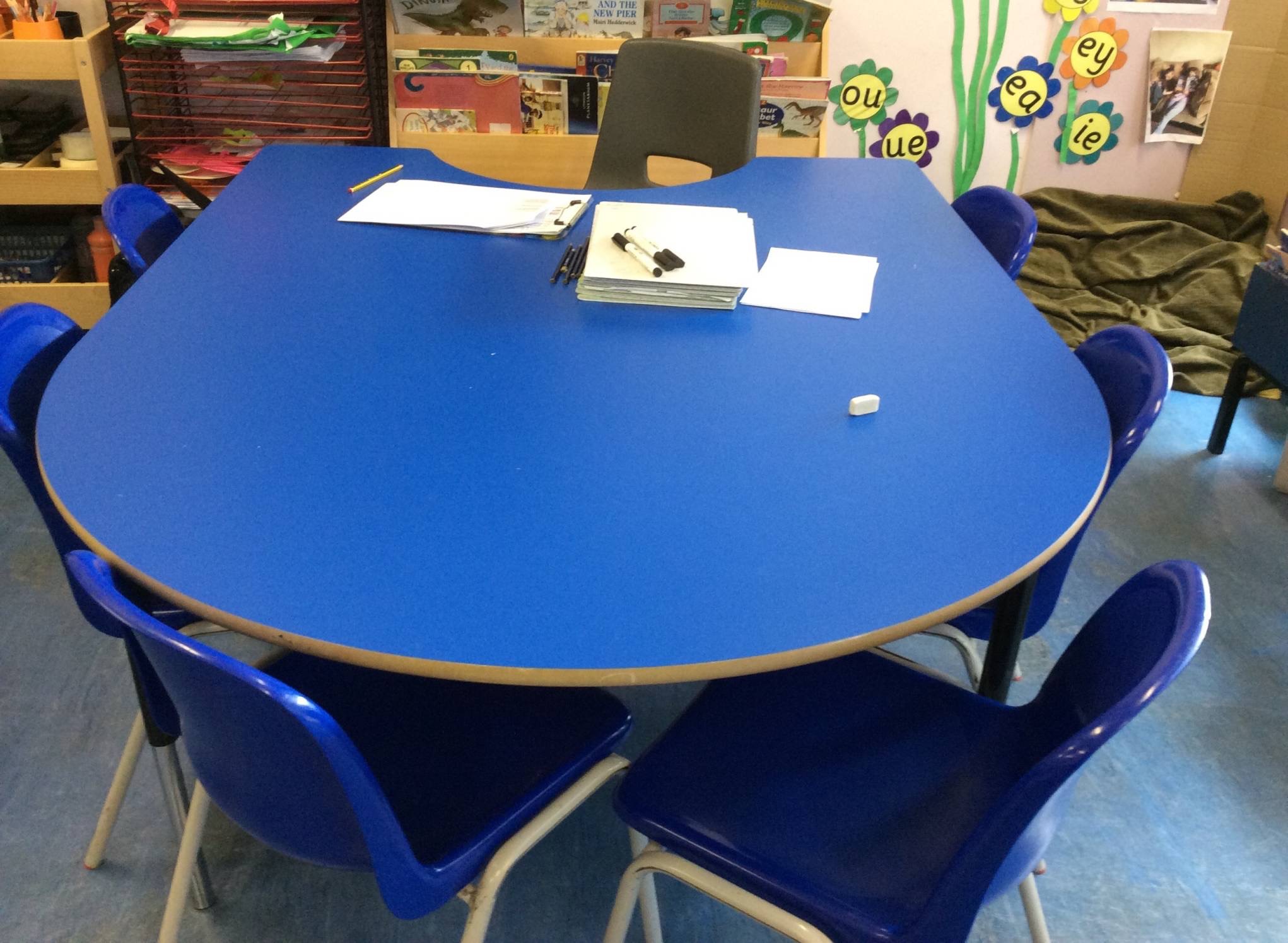 Furniture supporting Maths talk in groups